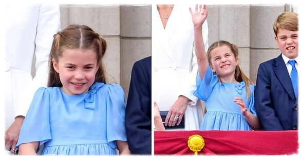Charlotte Refuses To Hold Prince William's Hand As She Beams On Balcony