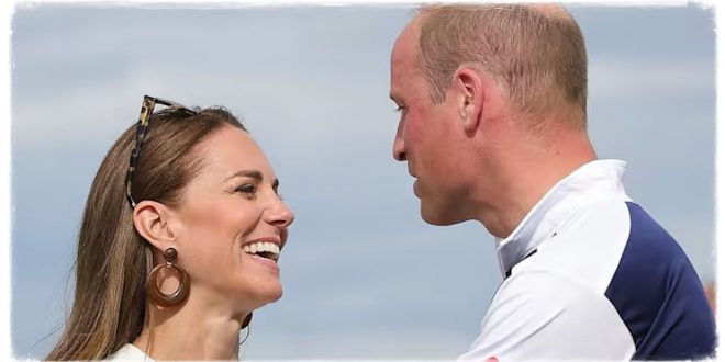 William And Kate Share Rare Public Kiss At Polo Celebration