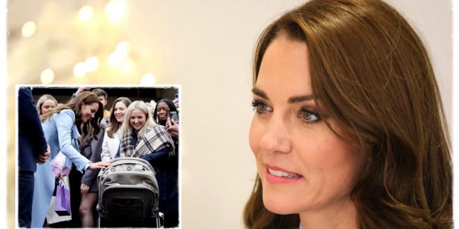 Princess Kate Photographed Smiling As She Coos Over Very Cute Baby