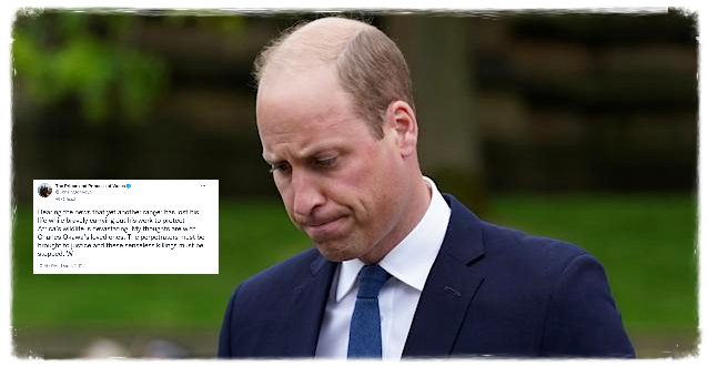 Prince William Took To Twitter To Expressed His Sadness About Heartbreaking Death