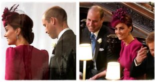 William And Kate's Intimate Moment Of Romance Everyone Missed At Princess Eugenie's Wedding