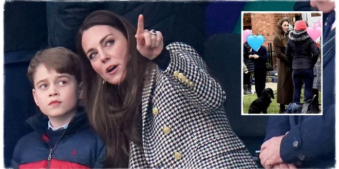 Princess Kate With Dog Orla Spotted At Prince George's Rugby Match