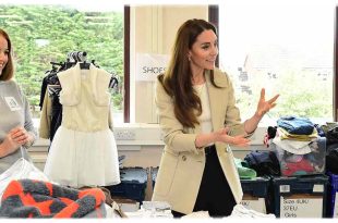 Princess Kate Helps Out At Local Baby Bank In Windsor