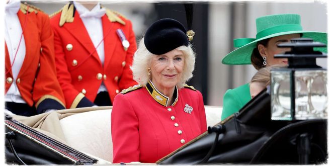 Fans Go Wild For Queen Camilla's Military-Inspired Red Dress