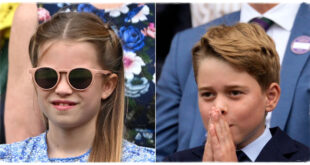 Prince George and Princess Charlotte Have Fun at the Wimbledon Men's Final