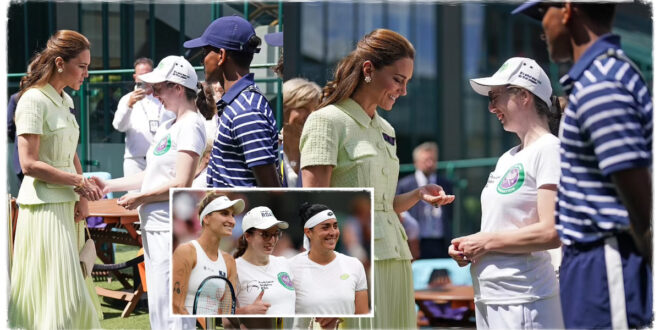 Princess Kate Shared A Sweet Moment With Disabled Woman Who Performed Wimbledon Coin Toss