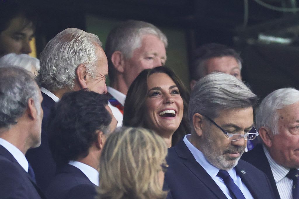 Kate Middleton laughing