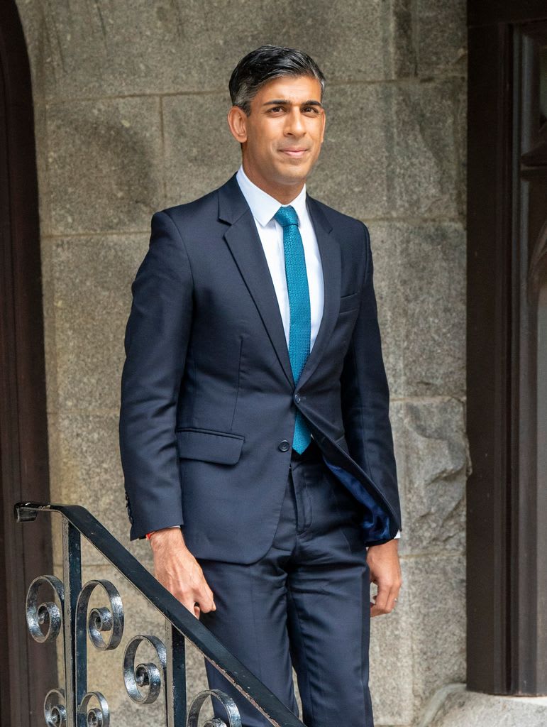 Prime Minister Rishi Sunak attends divine service at Crathie Church, Balmoral 