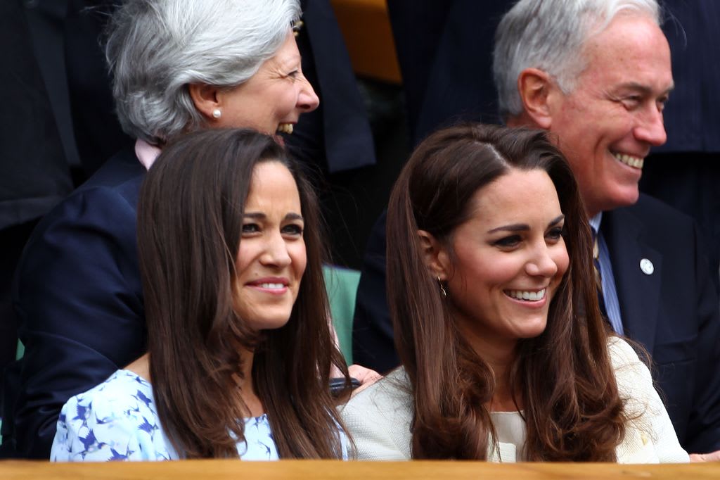 Kate and Pippa Middleton at Wimbledon 2012