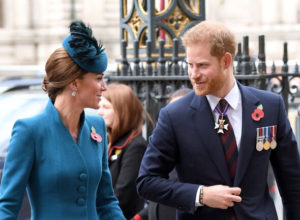 Duchess Of Cambridge and Duke of Sussex Attend ANZAC Day Service