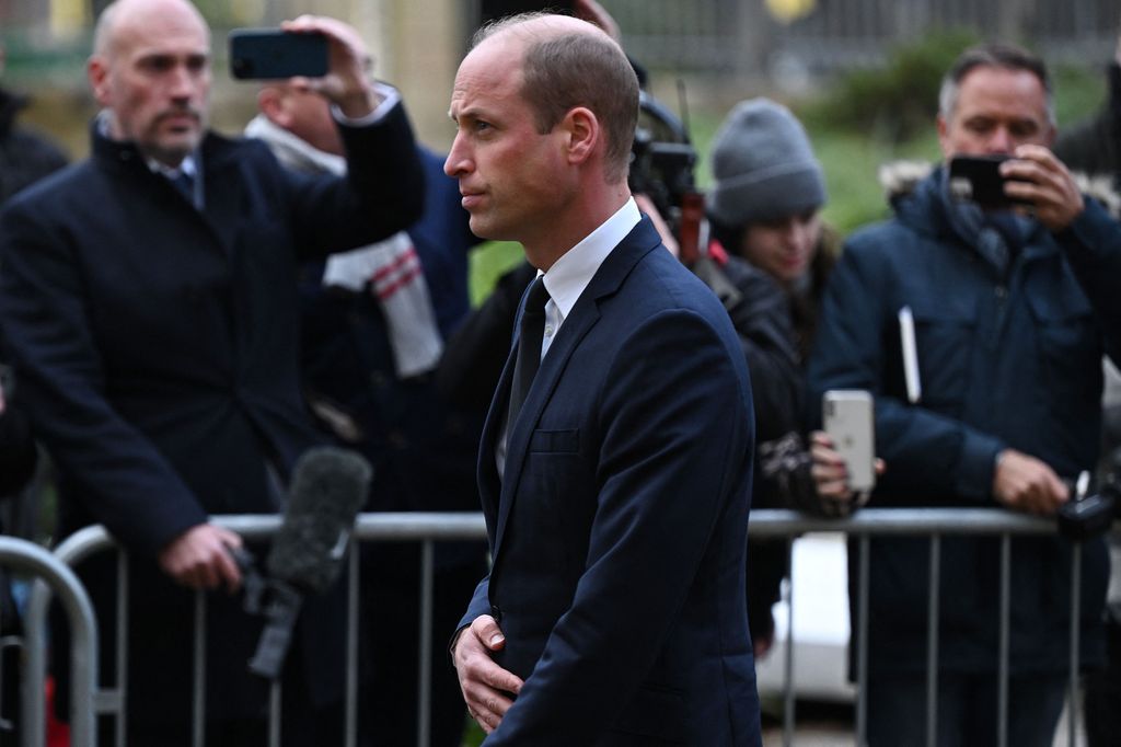 William attends Sir Bobby Charlton's funeral