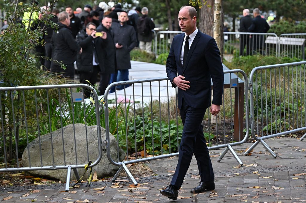 Prince William attends Sir Bobby Charlton's funeral