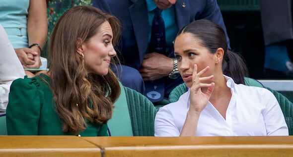 Princess Kate and Meghan Markle attend Wimbledon