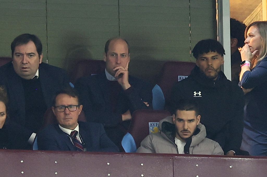 Prince William at Aston Villa FC v HSK Zrinjski