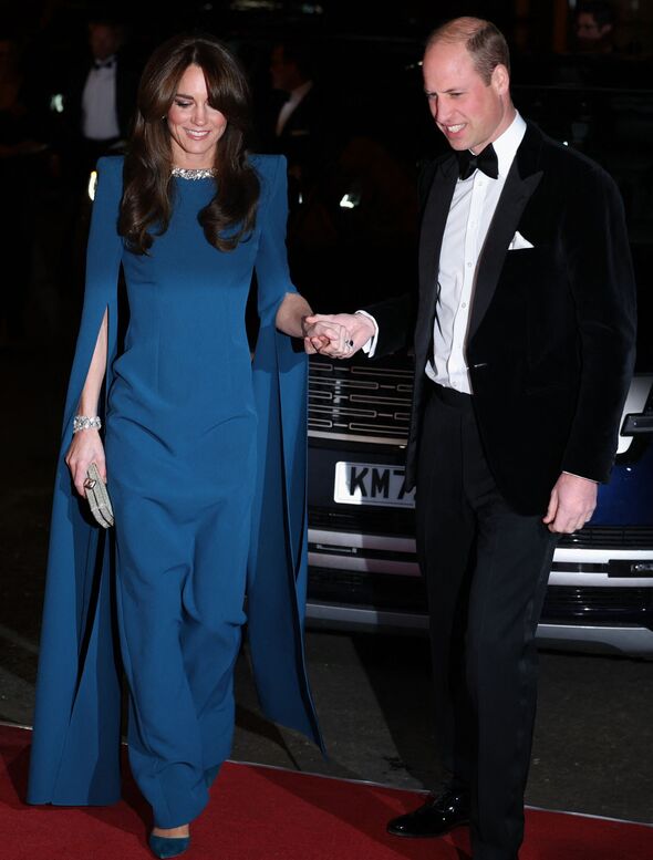 Prince WIlliam and Princess Kate at Royal Albert Hall