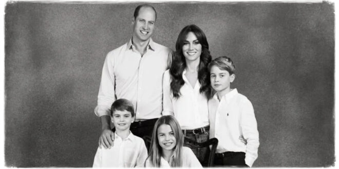 The Cambridge Family Has Released A Super Sleek 2023 Christmas Card