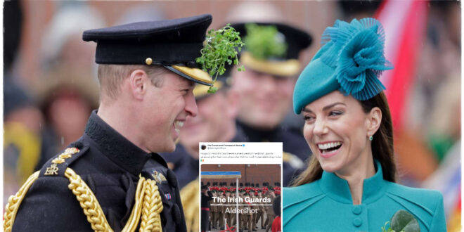 William and Kate Share St Patrick’s Day Rehearsal Video Amid Princesses' Recovery
