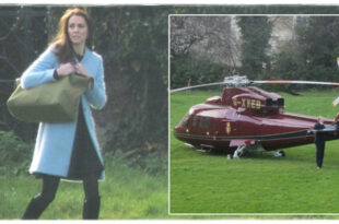 William And Kate Snapped In Helicopter On Way To Spend Easter Break At Anmer Hall