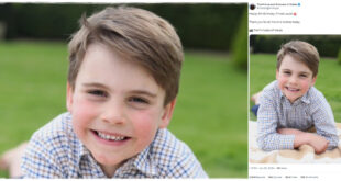 Princess Kate's Prince Louis Birthday Photo Has Everyone Saying The Same Thing