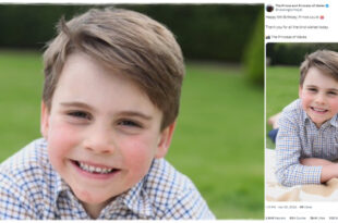 Princess Kate's Prince Louis Birthday Photo Has Everyone Saying The Same Thing
