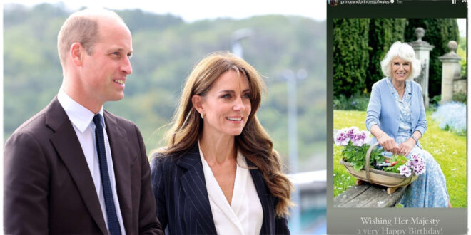 William and Kate's Heartfelt Photo Tribute for Queen Camilla's 77th Birthday