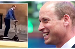 Modern Royal: Prince William Seen on Electric Scooter at Windsor Castle