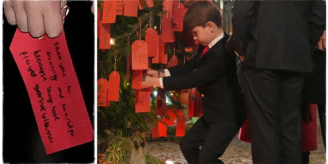 Prince Louis Melts Hearts with Sweet Note at Kate Middleton's Christmas Carol Service