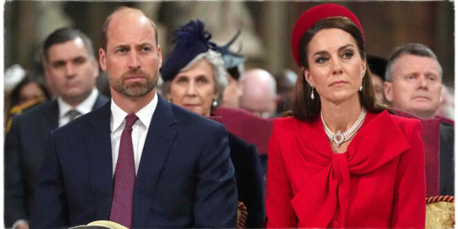 Kate Middleton and Prince William’s Rare PDA Captured at Commonwealth Day Service