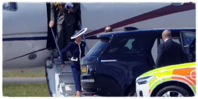 Princess Kate Arrives in Scotland by Private Jet as Prince William Greets Her Upon Landing