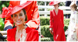 Princess Kate’s Bold Red Ascot Dress Crowned Most Stylish Summer 2025 Outfit