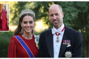 Princess Kate Returns to State Banquet in Stunning Red Dress After Two-Year Hiatus