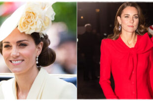 Princess Kate wearing outfits in the colour of the season, a shade she has loved for years