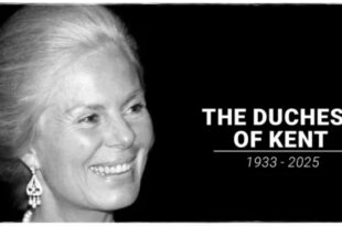 Katharine, Duchess of Kent, smiling at a public event—remembered after her passing at age 92