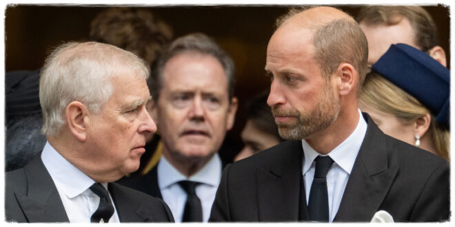 Prince William looking tense amid reports he demanded royal action against Prince Andrew