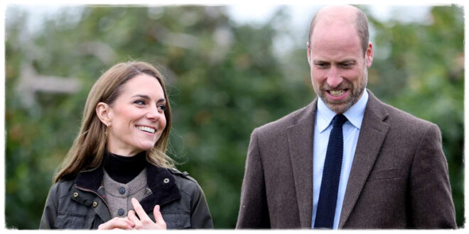 Prince William and Kate Middleton smiling during a ski holiday as they win a legal case over published photos