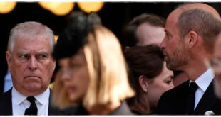 Prince William appearing serious amid reports of a ruthless stance toward Prince Andrew as Epstein scandal deepens