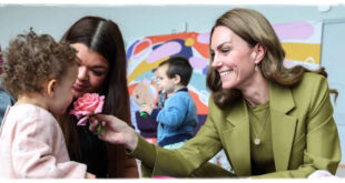 Princess Kate smiling and laughing during a surprise public outing showing her playful side