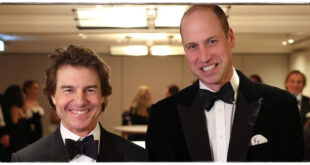 Prince William delivering a powerful Earthshot Prize speech alongside Tom Cruise on stage