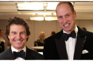 Prince William delivering a powerful Earthshot Prize speech alongside Tom Cruise on stage