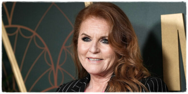 Sarah Ferguson looking distressed as a new scandal involving Prince Andrew exposes her biggest worry