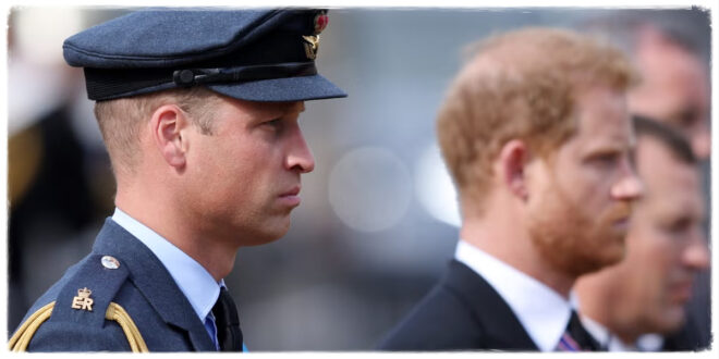 Prince Harry and Prince William amid renewed scrutiny over claims of a heated clash