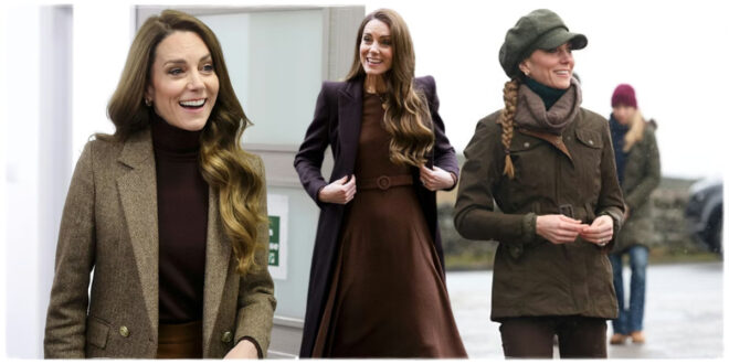 Princess Kate wearing a new warm and practical uniform instead of her usual signature style during a royal appearance