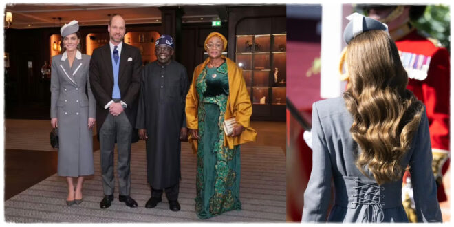 Princess Kate looking glamorous while attending the Nigerian State Visit in an official royal role