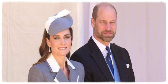 Prince William and Kate Middleton during a public appearance as reports suggest they may not be seen in public for a while