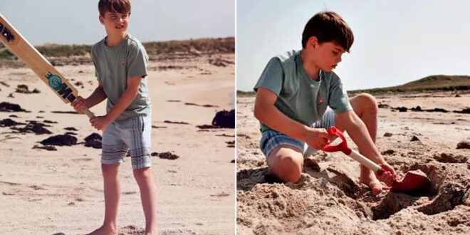 Prince Louis compared to Prince William as a child showing strong resemblance between father and son