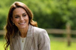 Princess Kate during a nature-focused moment on day two of her Italy visit