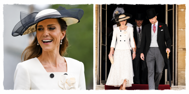 Prince William and Princess Kate hosting a Buckingham Palace garden party on behalf of King Charles