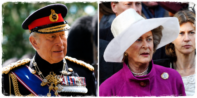 King Charles during a public appearance amid reports of tragic family news