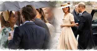 Prince William greeting Princess Beatrice warmly during a royal event amid speculation about King Charles’ family strategy