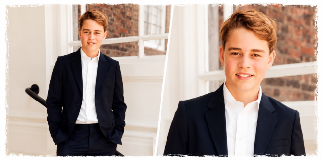 Official 13th birthday portrait of Prince George ahead of his move to Eton College